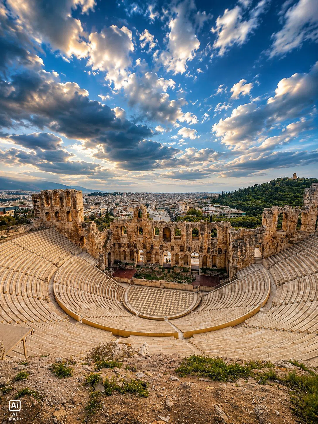 Herodes Atticus’ Odeon (Athen Epidaurus-festivalen), Athen