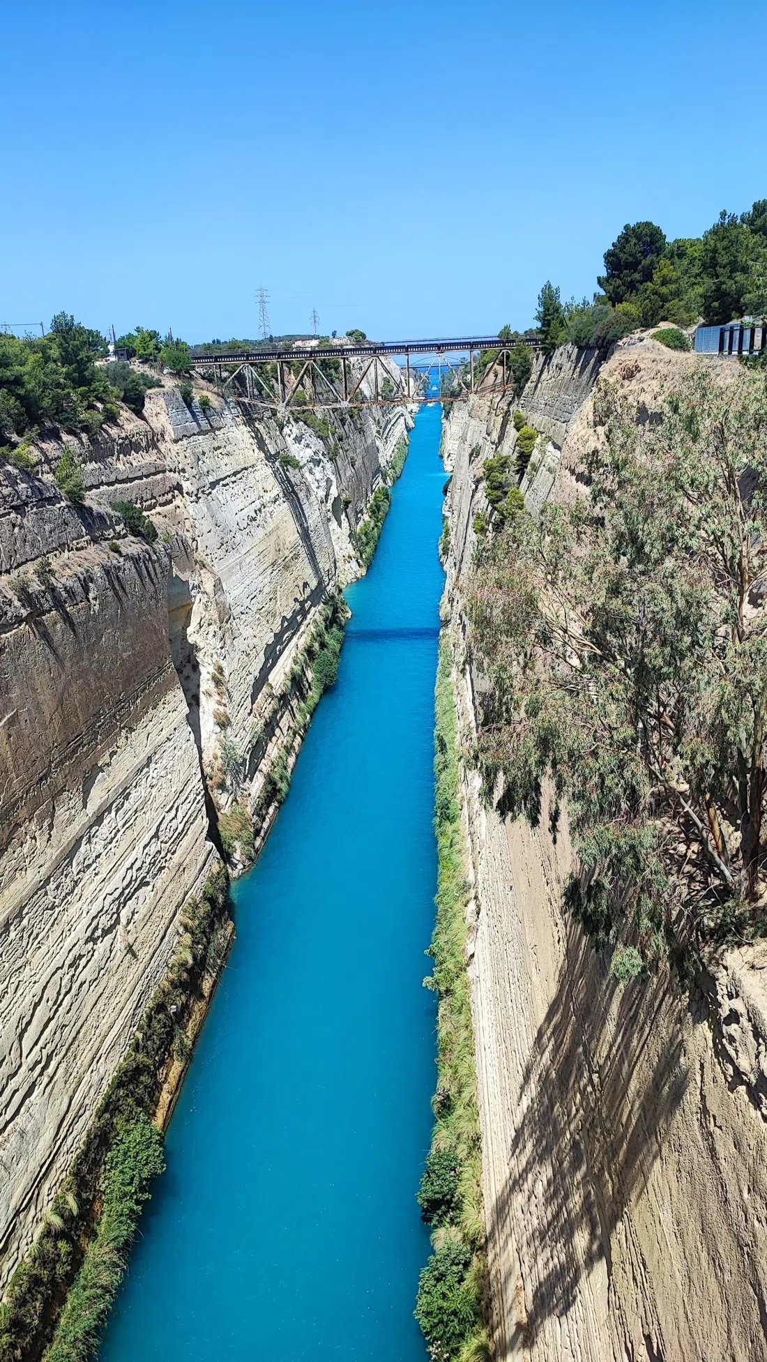 Korintkanalen, Athen
