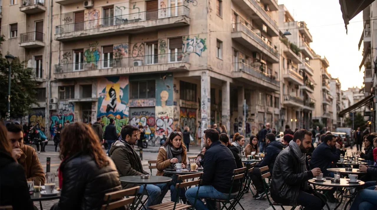 Exarcheia, Athen: byens trodsige, boglige kvarter